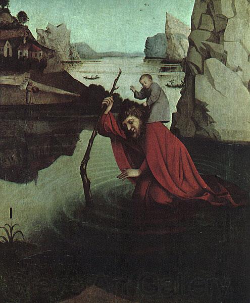 Conrad Witz Saint Christopher Norge oil painting art